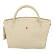 Pre-owned Leather handbags Bally Pre-owned , Beige , Dames