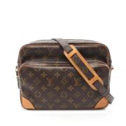 Pre-owned Canvas shoulder-bags Louis Vuitton Vintage , Brown , Dames