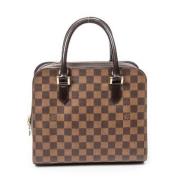 Pre-owned Canvas handbags Louis Vuitton Vintage , Brown , Dames