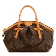 Pre-owned Canvas handbags Louis Vuitton Vintage , Brown , Dames