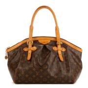 Pre-owned Canvas handbags Louis Vuitton Vintage , Brown , Dames