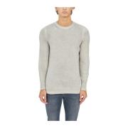 Katoenen Crewneck Sweater Avant Toi , Gray , Heren