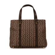 Pre-owned Canvas handbags Celine Vintage , Brown , Dames