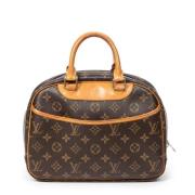 Pre-owned Canvas handbags Louis Vuitton Vintage , Brown , Dames