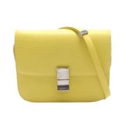 Pre-owned Leather celine-bags Celine Vintage , Yellow , Dames