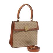 Pre-owned Canvas celine-bags Celine Vintage , Beige , Dames