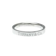 Pre-owned Platinum rings Tiffany & Co. Pre-owned , Gray , Dames