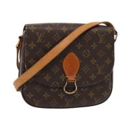 Pre-owned Canvas louis-vuitton-bags Louis Vuitton Vintage , Brown , Da...