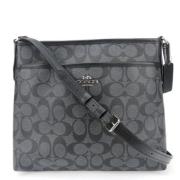 Pre-owned Canvas shoulder-bags Coach Pre-owned , Black , Dames