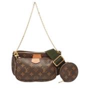 Pre-owned Canvas louis-vuitton-bags Louis Vuitton Vintage , Brown , Da...