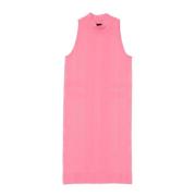 Roze Glow/Zwarte Air Jurk voor Vrouwen Nike , Pink , Dames