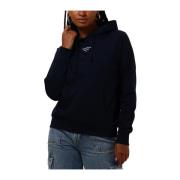 Essential Logo 2 Hoodie Navy Blue Tommy Jeans , Blue , Dames