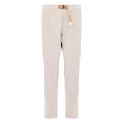 Beige Katoenen Broek met Riem White Sand , Beige , Heren