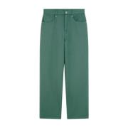 Groene Baggy Broek met Zakken Drole de Monsieur , Green , Heren