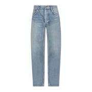 Jeans met vintage-effect Saint Laurent , Blue , Heren