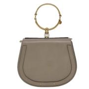 Pre-owned Leather handbags Chloé Pre-owned , Beige , Dames