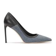 Blauw-zwart gecombineerd materiaal pumps Kazar Studio , Blue , Dames