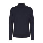 Stijlvolle T-Neck Sweaters Etro , Blue , Heren