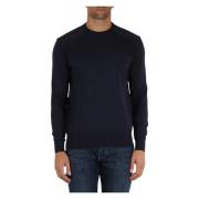 Contrast Inzet Viscose Sweater Paul & Shark , Blue , Heren