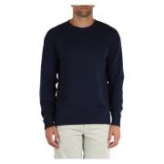 Katoenen ronde hals longsleeve shirt Murphy&Nye , Blue , Heren