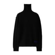 Zwarte Sweater A1189 Burberry , Black , Dames