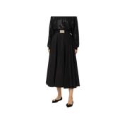 Stijlvolle Rok voor Vrouwen Elisabetta Franchi , Black , Dames