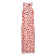 Roze Jurk met Achtersplit Rotate Birger Christensen , Pink , Dames