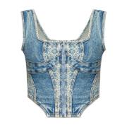 Denim Top Amiri , Blue , Dames