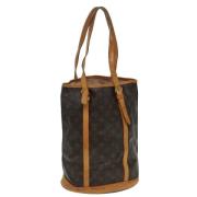 Pre-owned Canvas louis-vuitton-bags Louis Vuitton Vintage , Brown , Da...