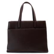 Pre-owned Leather totes Loewe Pre-owned , Brown , Dames