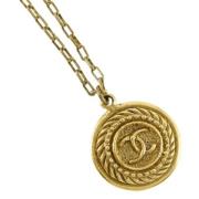 Pre-owned Metal chanel-jewelry Chanel Vintage , Yellow , Dames