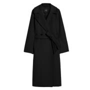 Zwarte Jassen met Resina Details Max Mara Weekend , Black , Dames