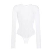 Witte Kant Bodysuit Wardrobe.nyc , White , Dames