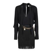 Elegante Jurk voor Vrouwen Elisabetta Franchi , Black , Dames