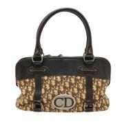 Pre-owned Leather dior-bags Dior Vintage , Brown , Dames