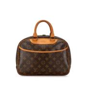 Pre-owned Canvas handbags Louis Vuitton Vintage , Brown , Dames