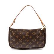 Pre-owned Canvas handbags Louis Vuitton Vintage , Brown , Dames