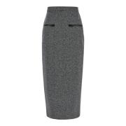 Stijlvolle Rokken Gonna/Skirt Msgm , Gray , Dames