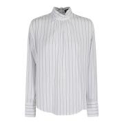 Stijlvolle Shirt voor Mannen Dondup , White , Dames