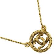 Pre-owned Metal chanel-jewelry Chanel Vintage , Yellow , Dames