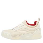 Pre-owned Canvas sneakers Christian Louboutin Pre-owned , White , Here...