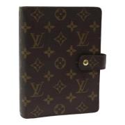 Pre-owned Canvas home-office Louis Vuitton Vintage , Brown , Dames