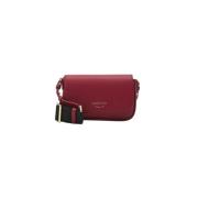 Flap Cross Tas Emporio Armani , Red , Dames