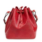 Pre-owned Leather shoulder-bags Louis Vuitton Vintage , Red , Dames