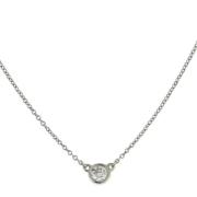 Pre-owned Platinum necklaces Tiffany & Co. Pre-owned , Gray , Dames