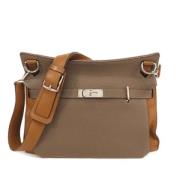 Pre-owned Leather crossbody-bags Hermès Vintage , Brown , Dames