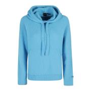 Zachte Borstel Gebreide Top Pinko , Blue , Dames