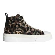 Multicolor Camouflage High Top Sneakers Dolce & Gabbana , Multicolor ,...