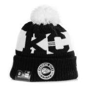 Sportieve Pom Pom Heren Gebreide Muts New Era , Black , Heren