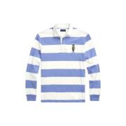 Rugby Polo Bear Longsleeve Shirt Polo Ralph Lauren , Blue , Heren